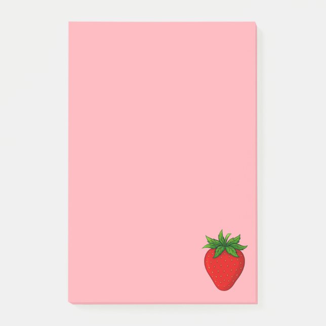 Notas Post-it® Fresa - Colección de Frutas - (Anverso)