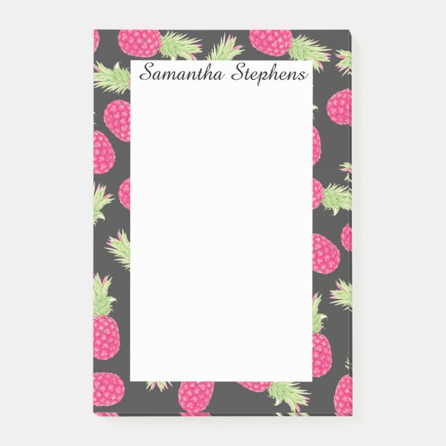 Notas Post-it® Fresa de verano piña tropical (Anverso)