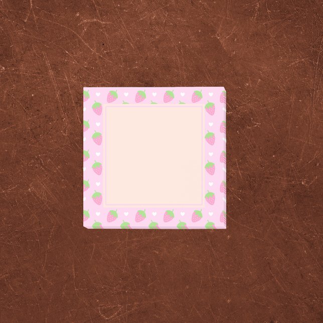 Notas Post-it® Fresas rosadas Rosas clásicas (Subido por el creador)
