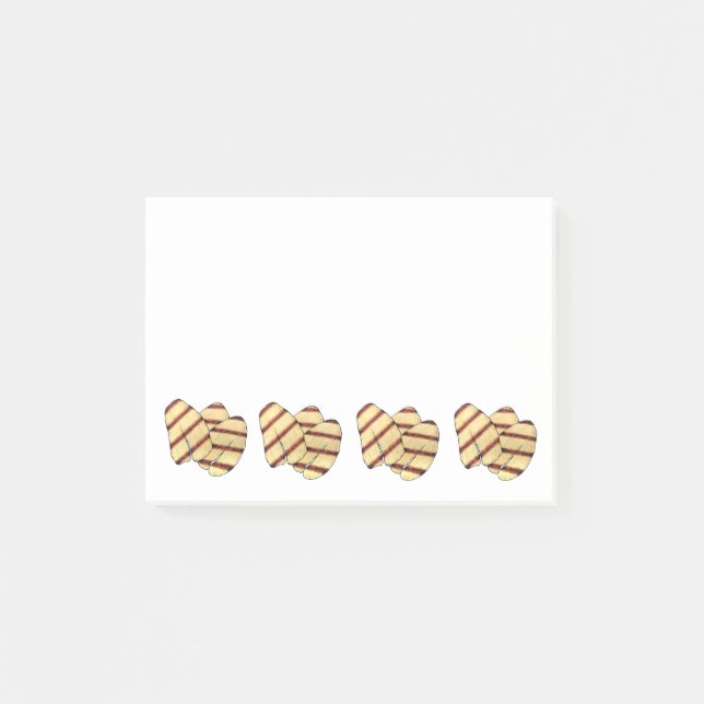 Notas Post-it® Frito chipriota Halloumi Gritando Vegetariano Ques (Anverso)