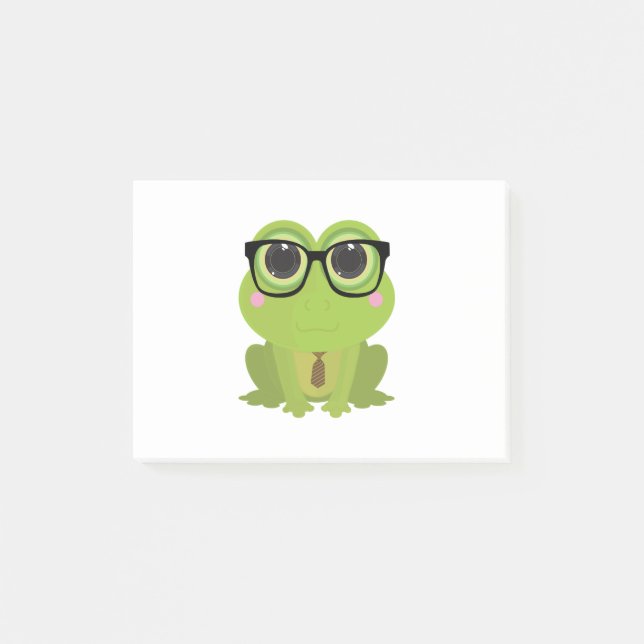 Notas Post-it® Frog Nerd (Anverso)