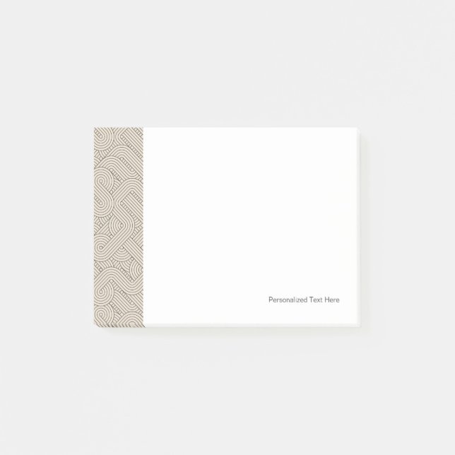 Notas Post-it® Frontera abstracta (Anverso)