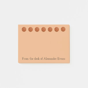 Notas Post-it® Frontera del baloncesto O