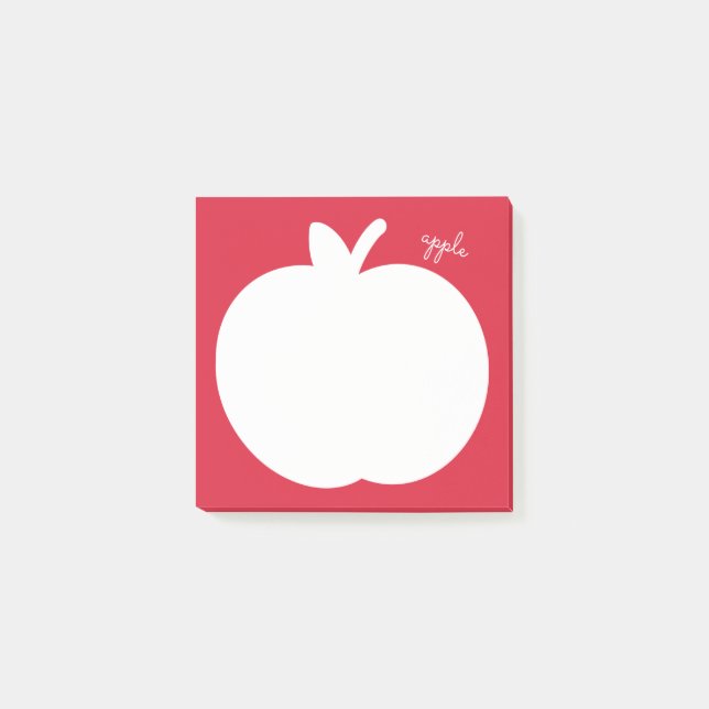 Notas Post-it® Fruta de Apple (Anverso)