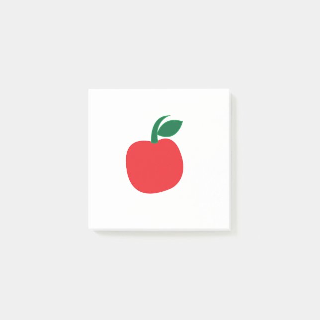 Notas Post-it® Fruta de manzana (Anverso)