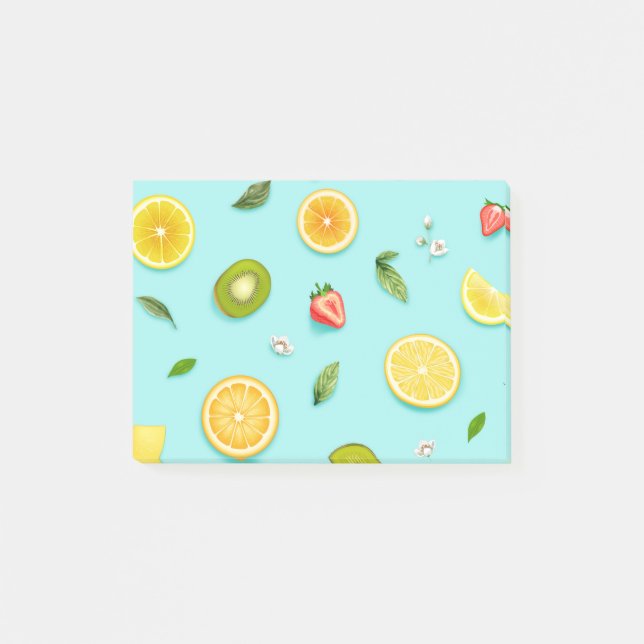 Notas Post-it® Fruta mixta (Anverso)