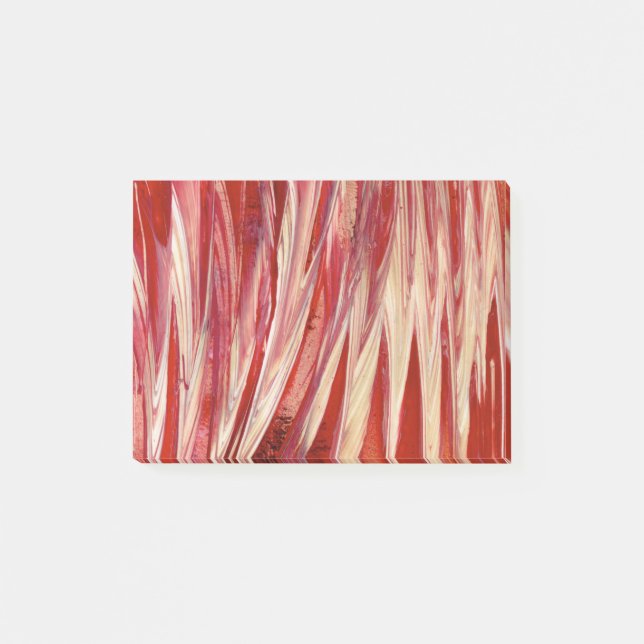 Notas Post-it® Fuchsia Feather Fringe (Anverso)
