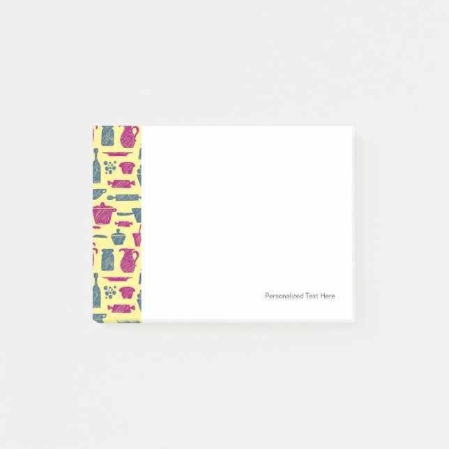 Notas Post-it® Fuentes de la cocina (Anverso)