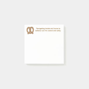 Notas Post-it® Fun and Fancy Pretzel