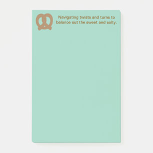 Notas Post-it® Fun and Fancy Pretzel