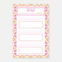 Fun Pink New Year Resolutions Goal Tracker