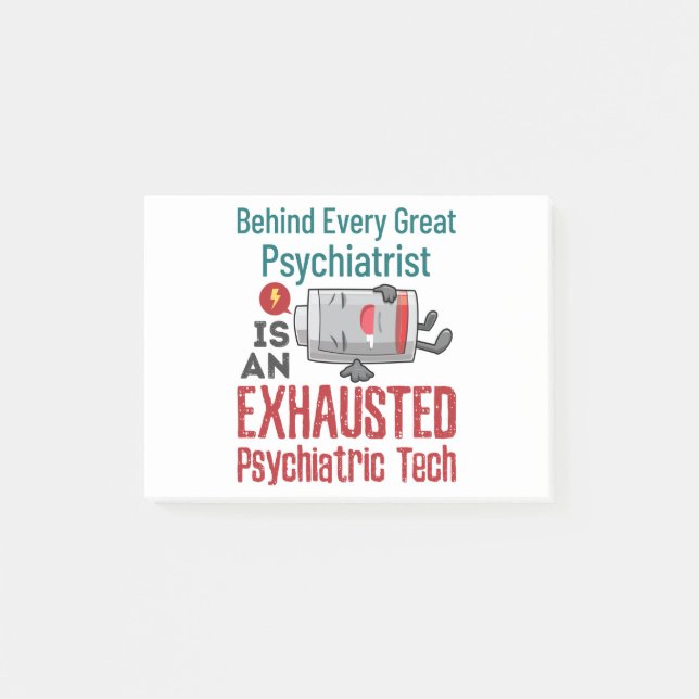 Notas Post-it® Fundadora técnica psiquiátrica de salud mental (Anverso)