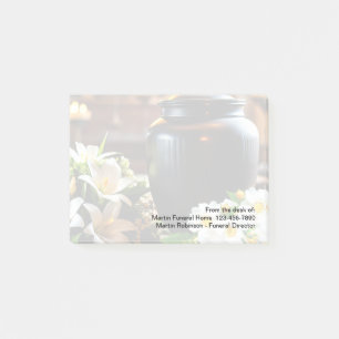 Notas Post-it® Funeral Funeral Director Simple