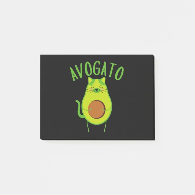 Notas Post-it® Funny Avogato (Anverso)