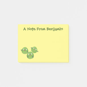 Notas Post-it® Funny Brussels brota personalizado de verduras