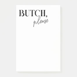 Notas Post-it® Funny Butch Masc Lesbian Wife Gift Anniversary 