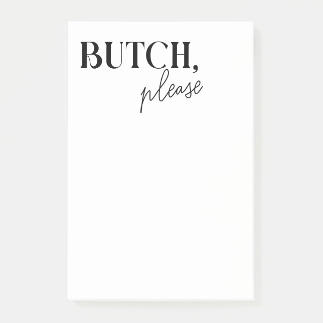 Notas Post-it® Funny Butch Masc Lesbian Wife Gift Anniversary  (Anverso)