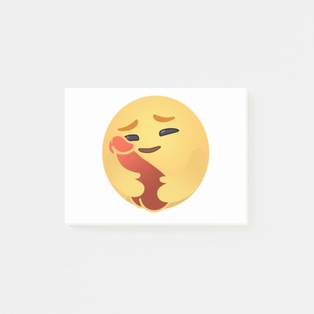 Notas Post-it® Funny Care Emojis Facebook (Anverso)