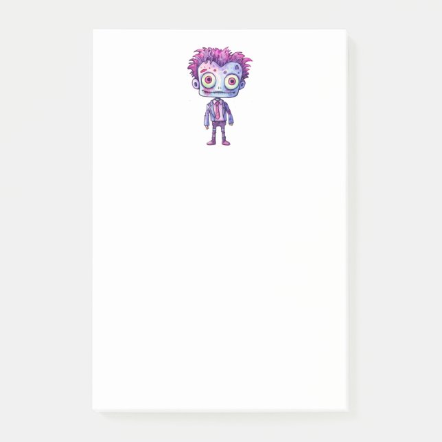 Notas Post-it® Funny Frankenstein Monster Halloween Fun (Anverso)