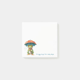 Notas Post-it® Funny Frog Notes – Rainy Day Joy