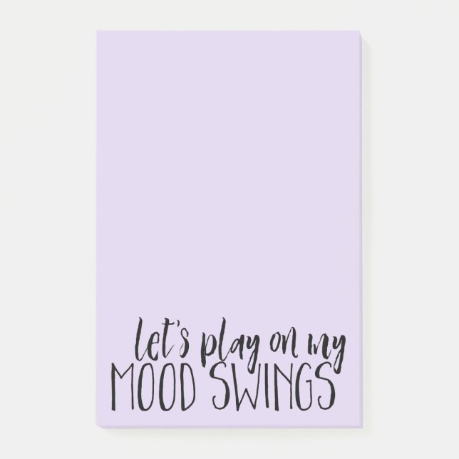 Notas Post-it® Funny Mood Swings Desk Suministros de escritorio H (Anverso)