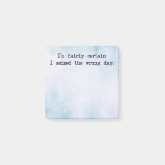 Notas Post-it® Funny Notepad | Seize the Day | Office Notes