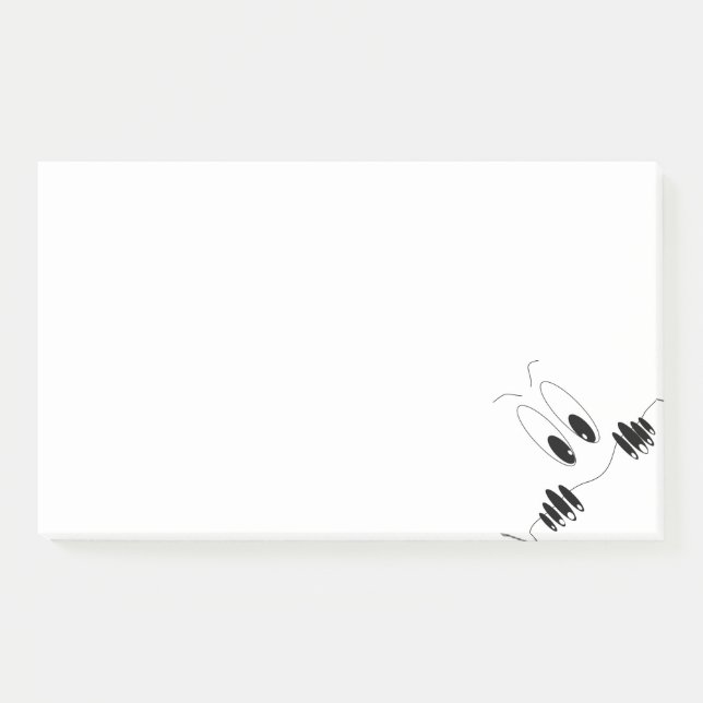Notas Post-it® Funny Post it Notes with Curiosity Eyes (Anverso)