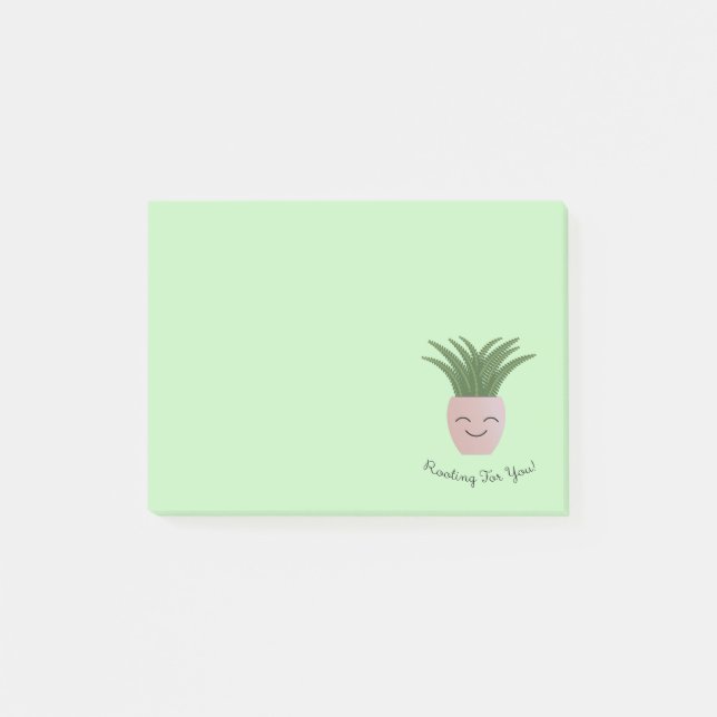 Notas Post-it® Funny Rooting for You Fern (Anverso)
