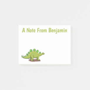 Notas Post-it® Funny stegosaurus dinosaur personalizado