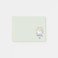 Funny Unicornio Magical AF con decoraciones Girly