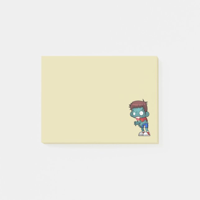 Notas Post-it® Funny Zombie Guy (Anverso)