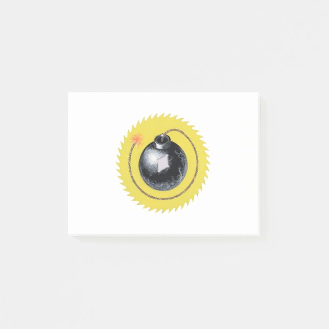 Notas Post-it® Fusible de combustión de bomba de tiempo (Anverso)