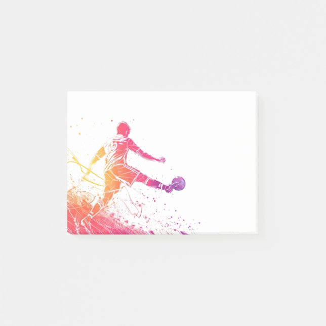 Notas Post-it® Fútbol (Anverso)