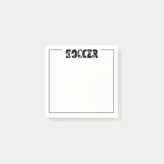 Notas Post-it® Fútbol  (Anverso)