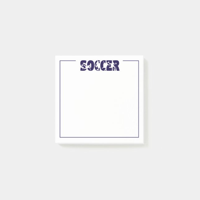 Notas Post-it® Fútbol  (Anverso)