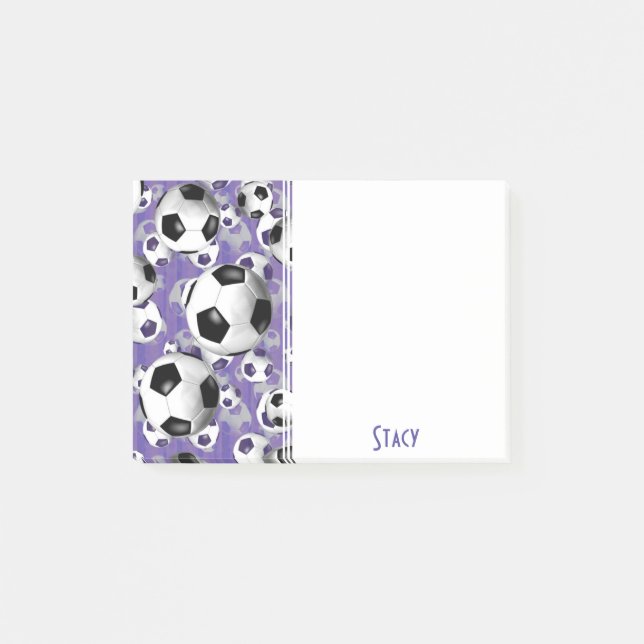 Notas Post-it® Fútbol Balz chica (Anverso)
