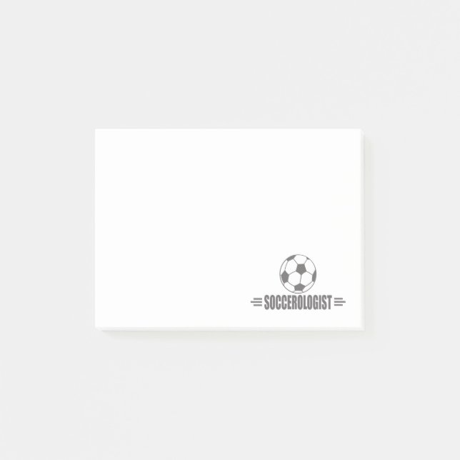 Notas Post-it® Fútbol gracioso (Anverso)