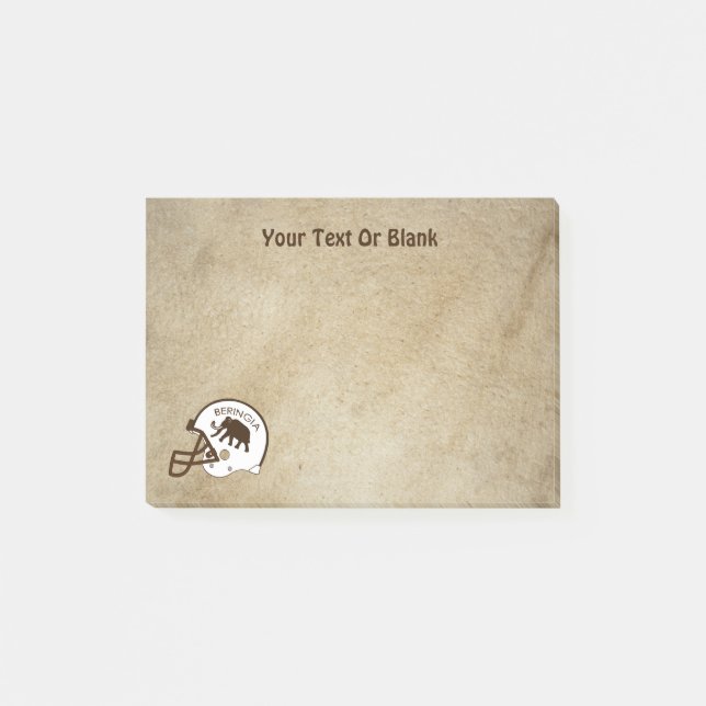 Notas Post-it® Fútbol Universidad de Beringia (Anverso)