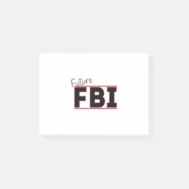 Notas Post-it® Futuro FBI (Anverso)