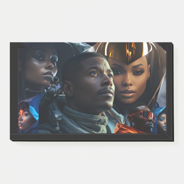 Notas Post-it® Futuro negro (Anverso)