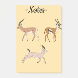 Notas Post-it® Gacelas
