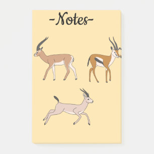 Notas Post-it® Gacelas