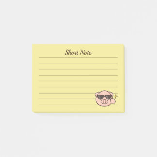 Notas Post-it® Gafas de sol de cerdo