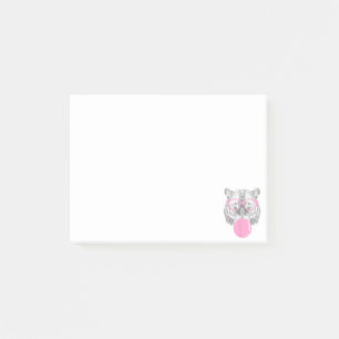 Notas Post-it® Gafas de tigre divertidas para mujeres y animación