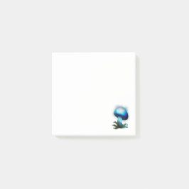 Notas Post-it® Galaxia Shiitake GLuminoso Mushroom azul claro