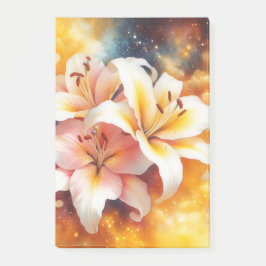 Notas Post-it® Galaxy Lilies Post It Notes