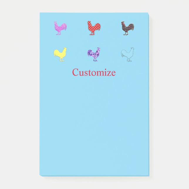 Notas Post-it® Gallinas Thunder_Cove  (Anverso)