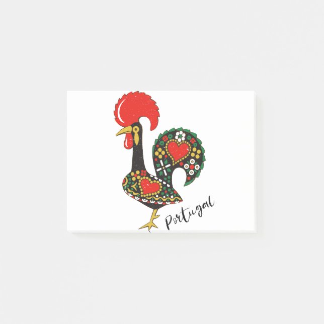 Notas Post-it® Gallo de Galo de Barcelos portuguese (Anverso)