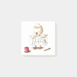 Notas Post-it® Gallo mono gracias