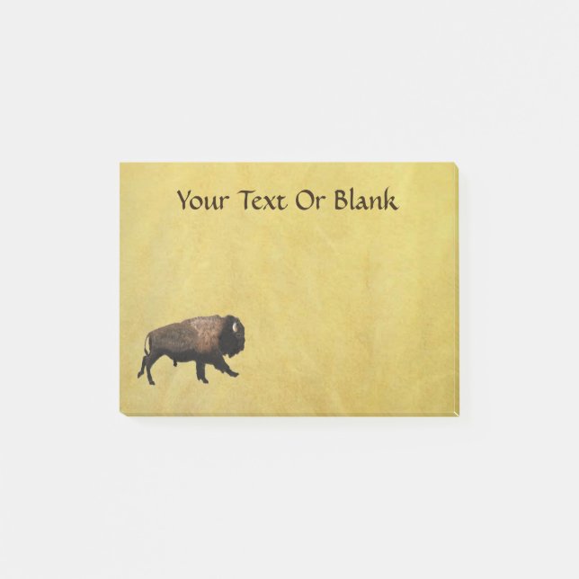 Notas Post-it® Galloping Bison (Anverso)